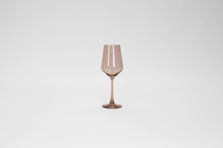 Brown Sugar - Stemless Colored Wine Glass