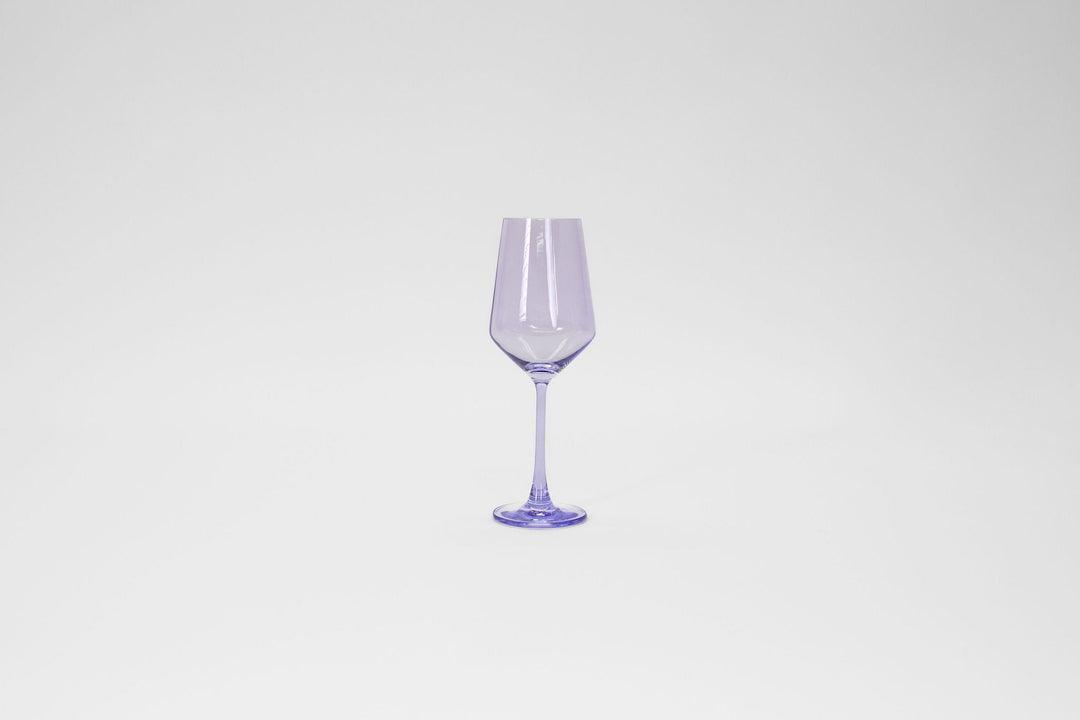 Lady Lavender - Stemless Colored Wine Glass
