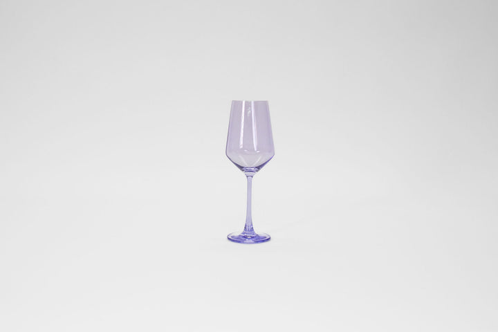 Lady Lavender - Stemless Colored Wine Glass