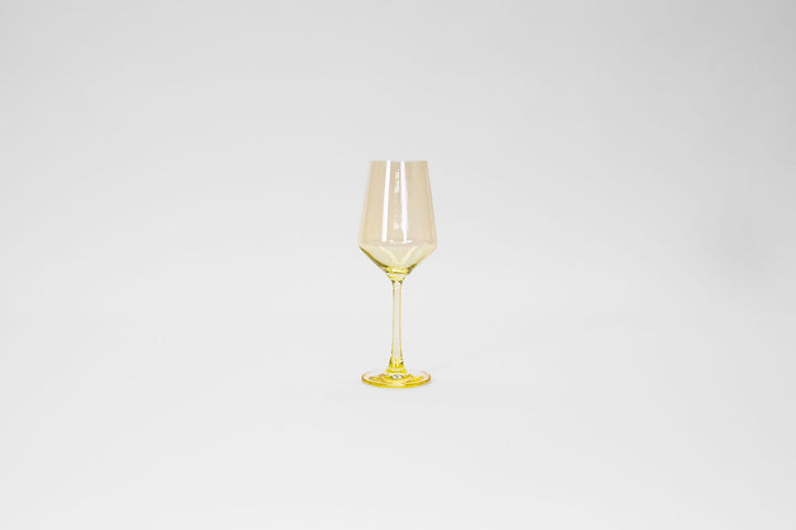 Lemon Drop Yellow- Stemless Colored Wine Glass