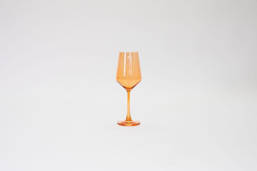 Creamsicle - Stemless Colored Wine Glass