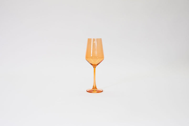 Creamsicle - Stemless Colored Wine Glass