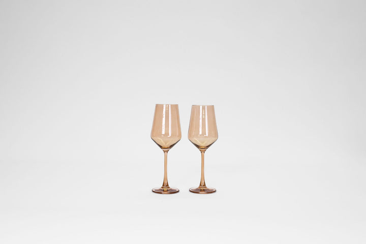 Brown Sugar - Stemless Colored Wine Glass