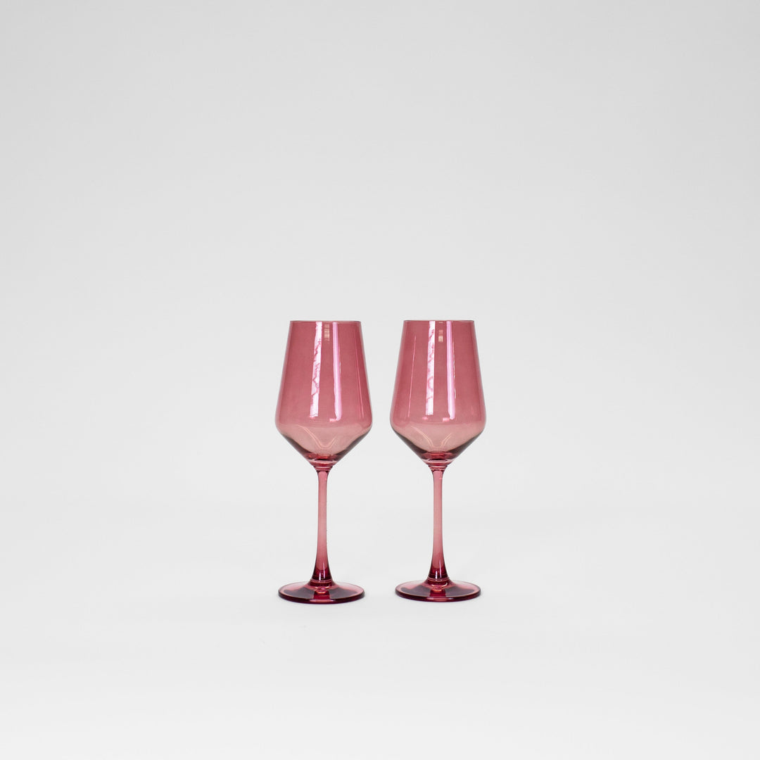 Mauvelous - Colored Wine Glass