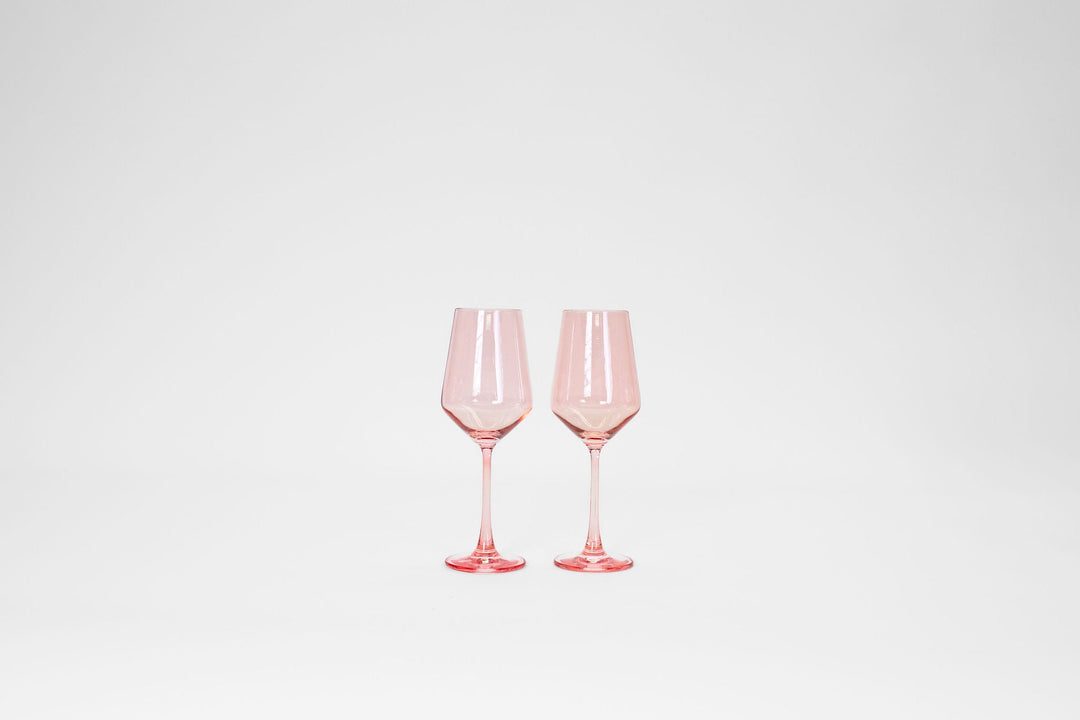 Tickle Me Pink - Stemless Colored Wine Glass