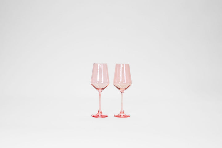 Tickle Me Pink - Stemless Colored Wine Glass