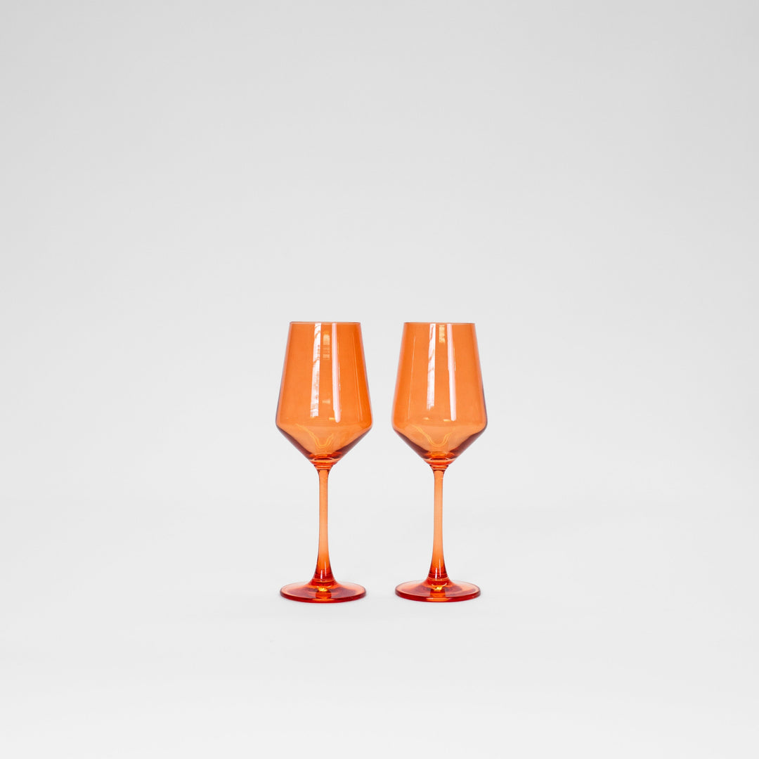 Aperol Orange - Colored Wine Glass