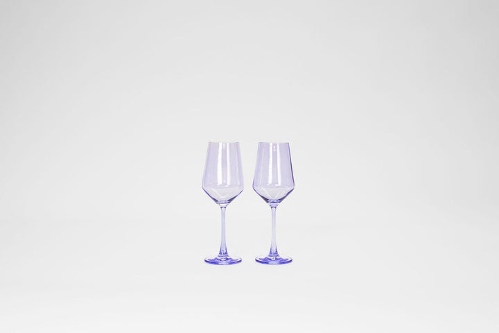 Lady Lavender - Stemless Colored Wine Glass