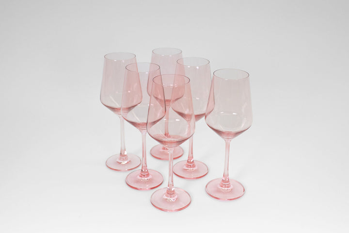 Tickle Me Pink - Colored Wine Glass