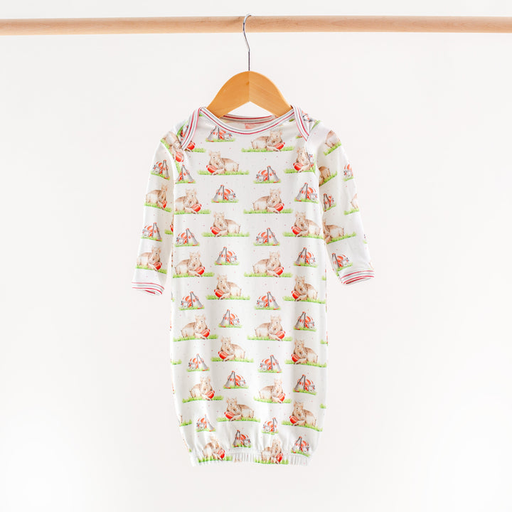 Boar Mascot Mania Organic Cotton Kids Pajamas