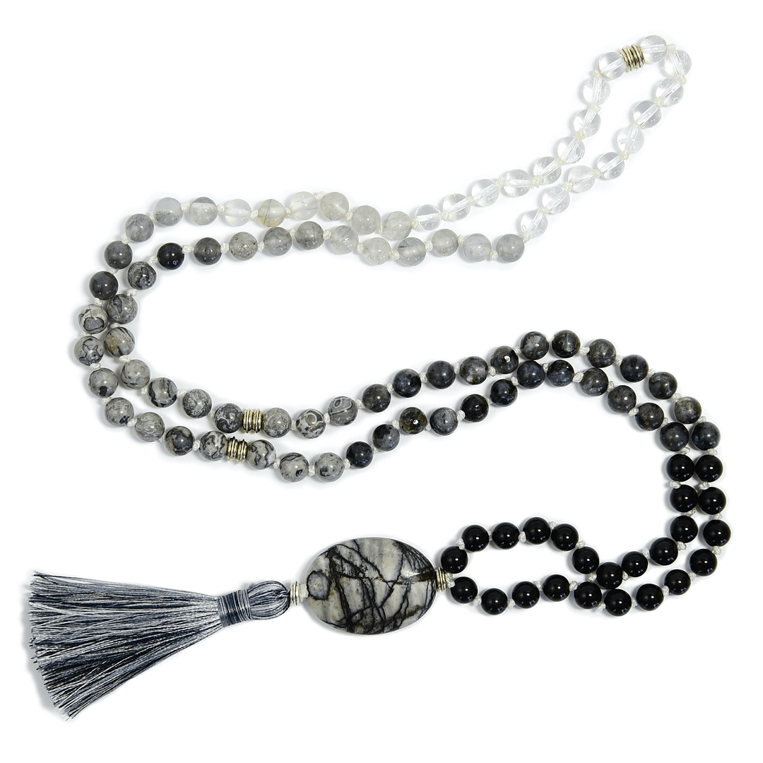 Inner Strength Meditation Mala – 108 Beads for Protection & Clarity