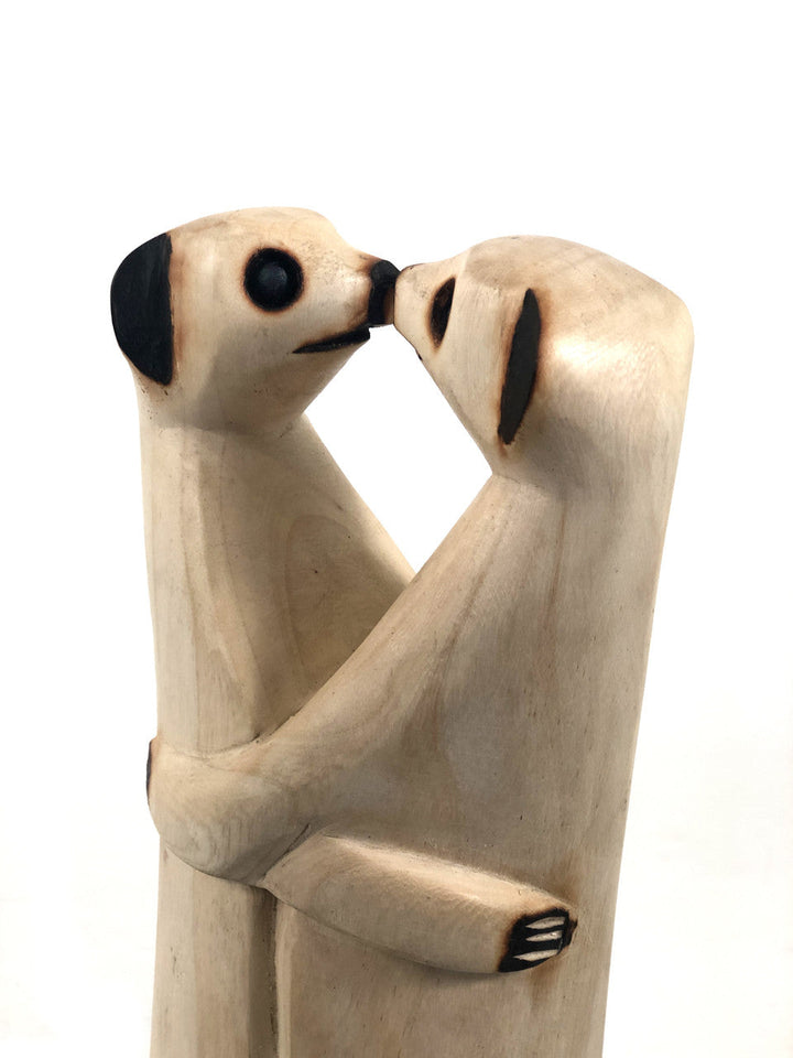 Meerkat Lovers - Jacaranda Wood