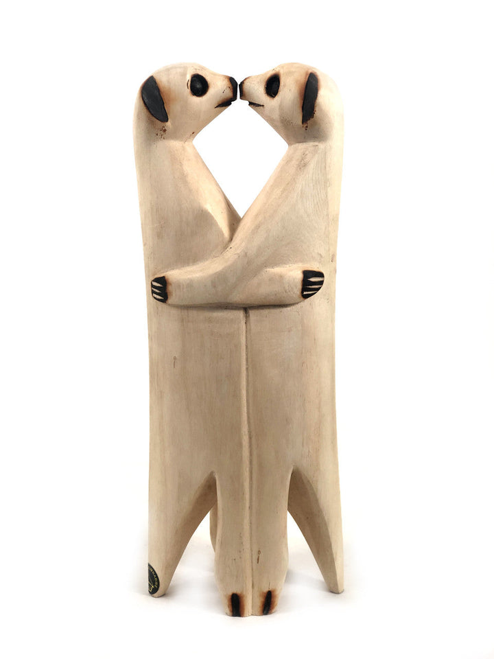 Meerkat Lovers - Jacaranda Wood