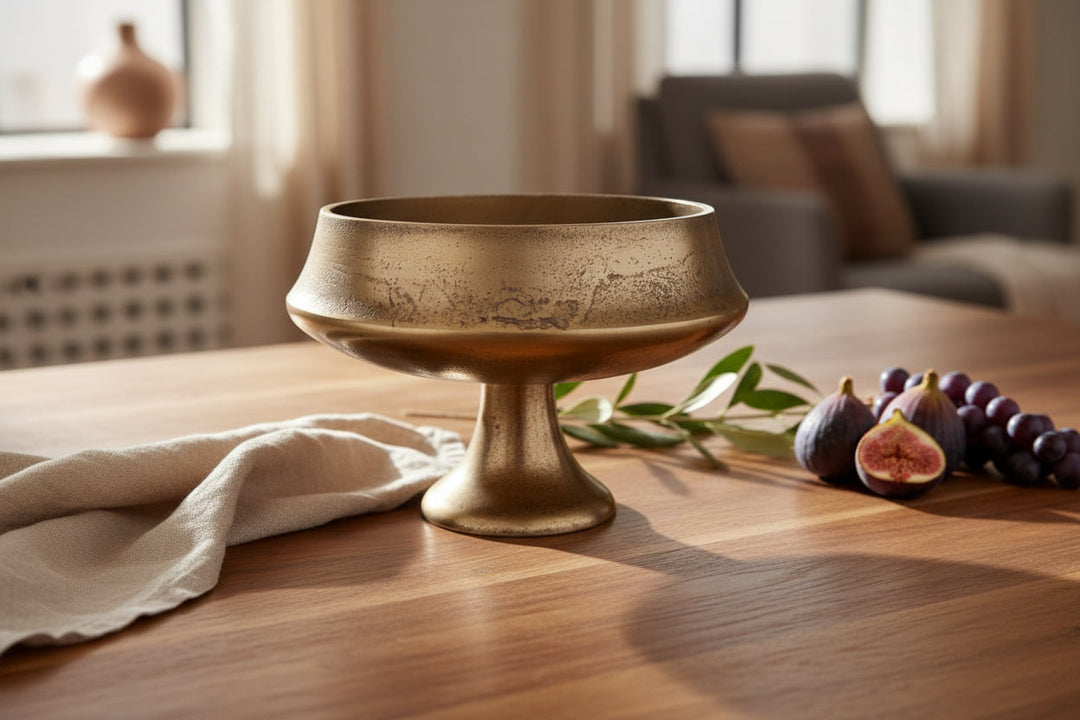 Aluminum Compote 8.75"H