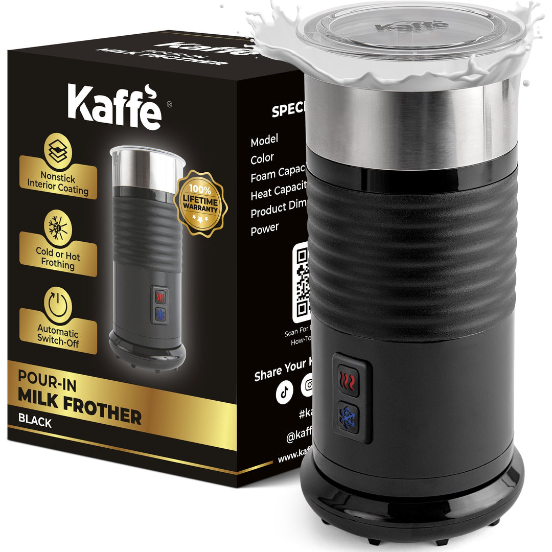 Pour‑In Milk Frother with Silicone Base