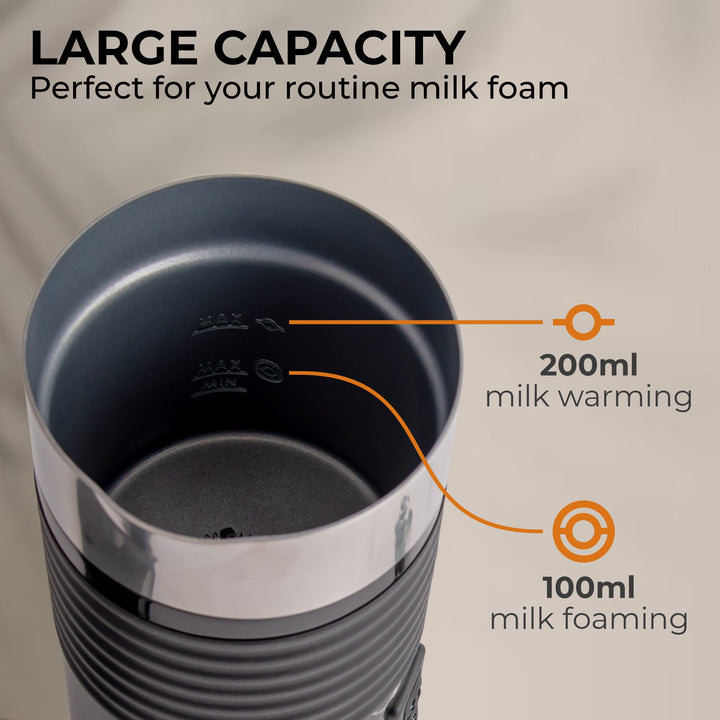 Pour‑In Milk Frother with Silicone Base