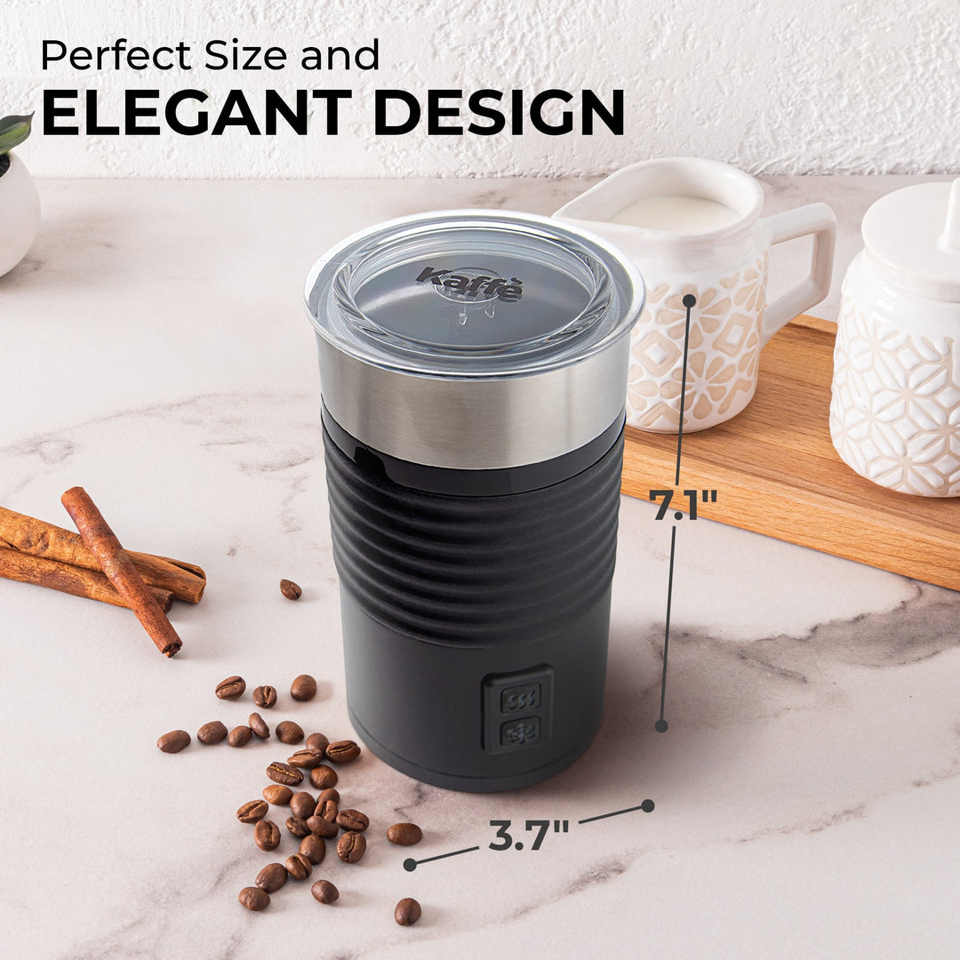 Pour‑In Milk Frother with Silicone Base