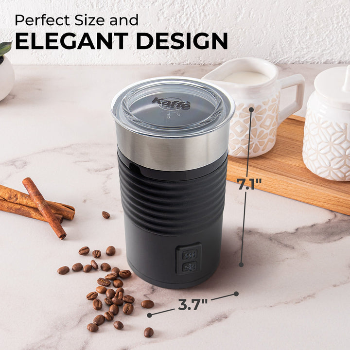 Pour‑In Milk Frother with Silicone Base