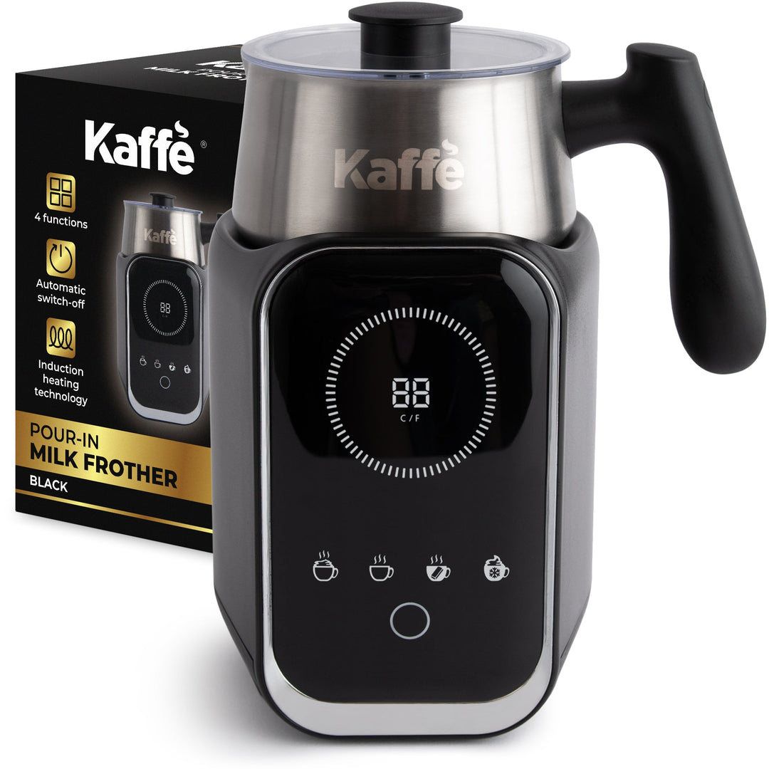 Pour‑In Premium Milk Frother with Digital Screen