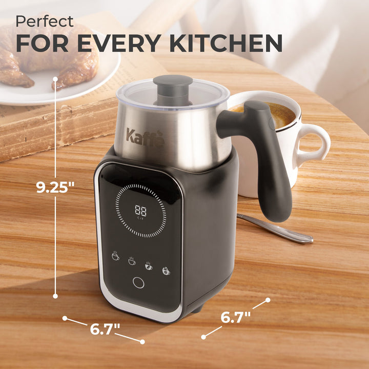 Pour‑In Premium Milk Frother with Digital Screen