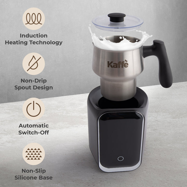 Pour‑In Premium Milk Frother with Digital Screen
