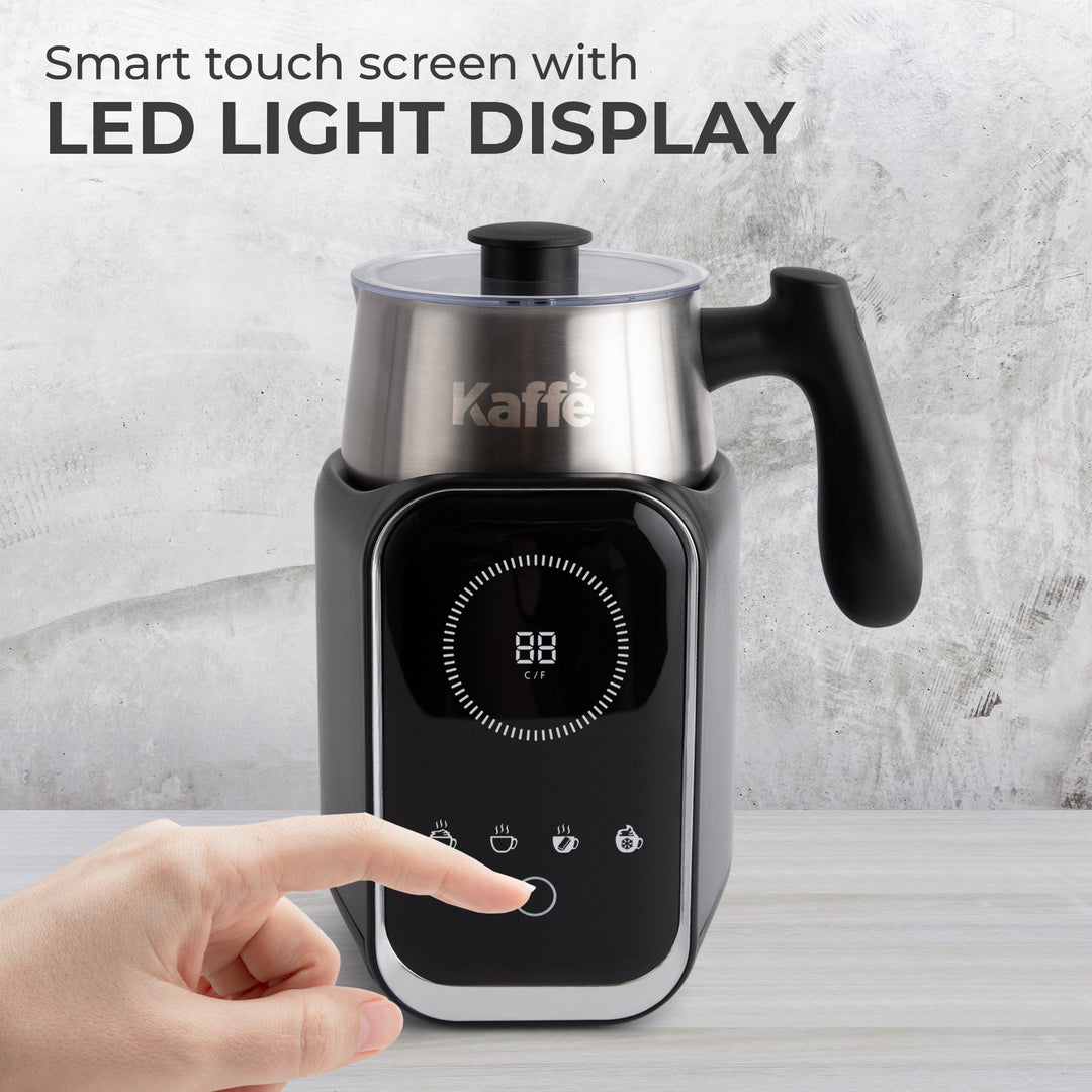 Pour‑In Premium Milk Frother with Digital Screen