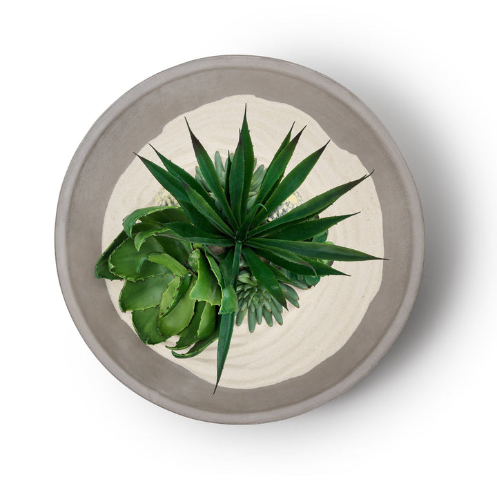 Concrete Infinity Bowl: Gray — Decorative Organizer, [material], Port Living Co.
