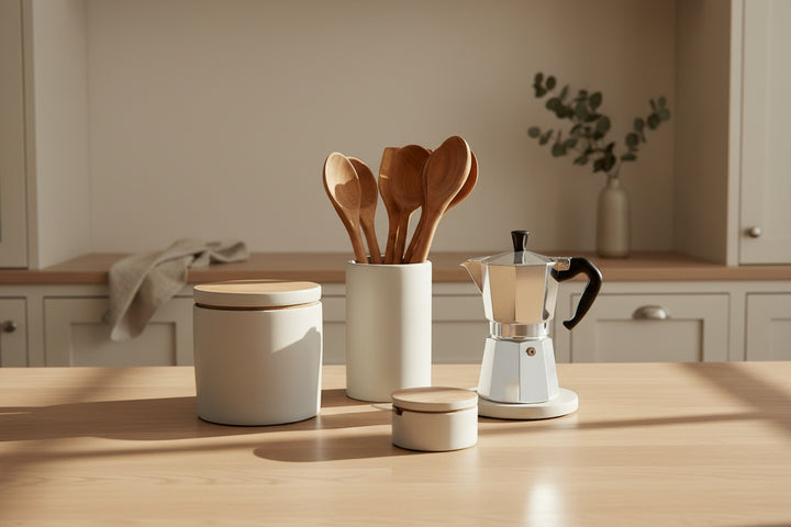 Concrete Kitchen Set (White)