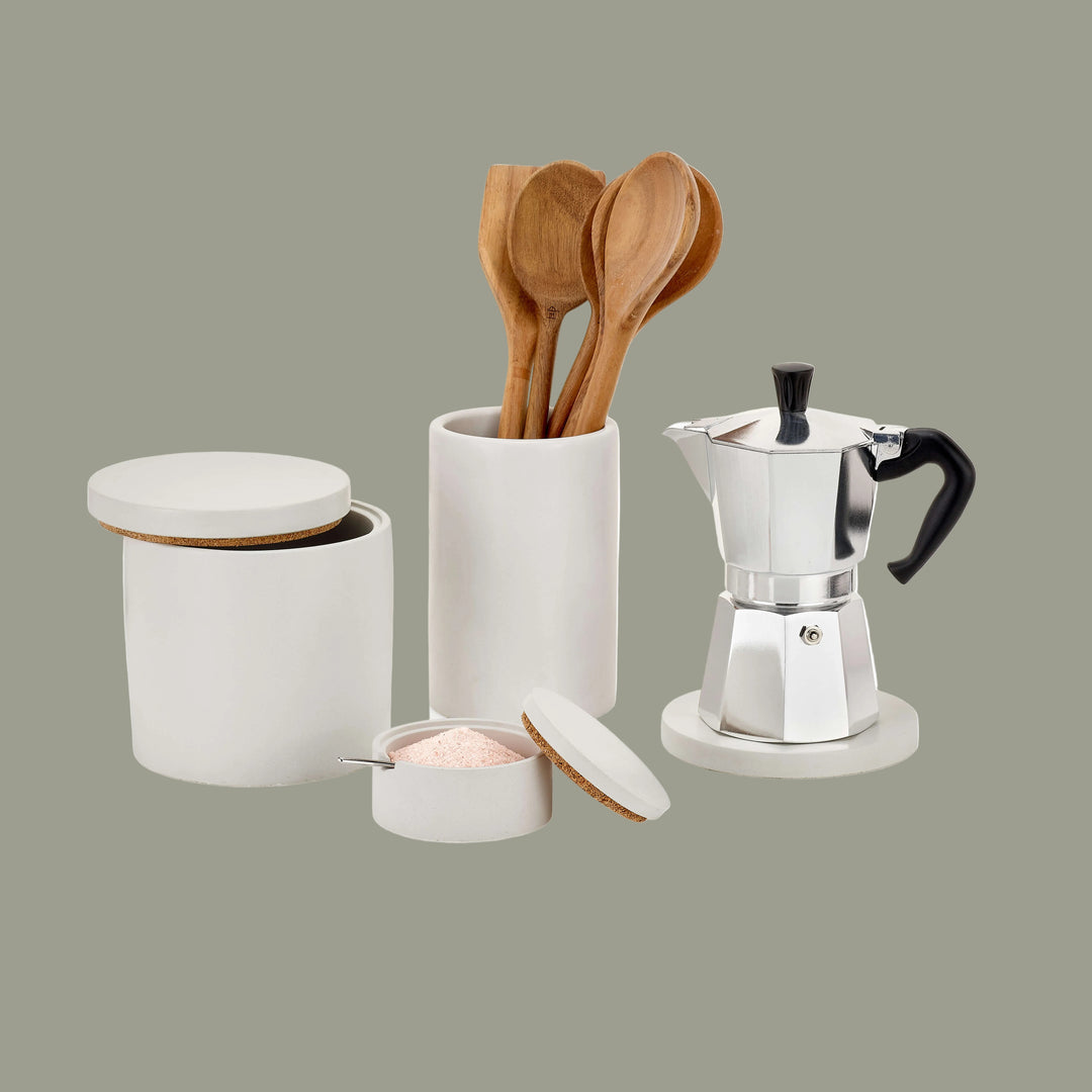 Concrete Kitchen Set (White)