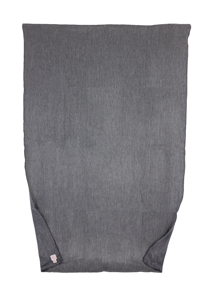 Reversible Alpaca Throw Blanket Handwoven From Ecuador - Storm Grays - Kani Collection