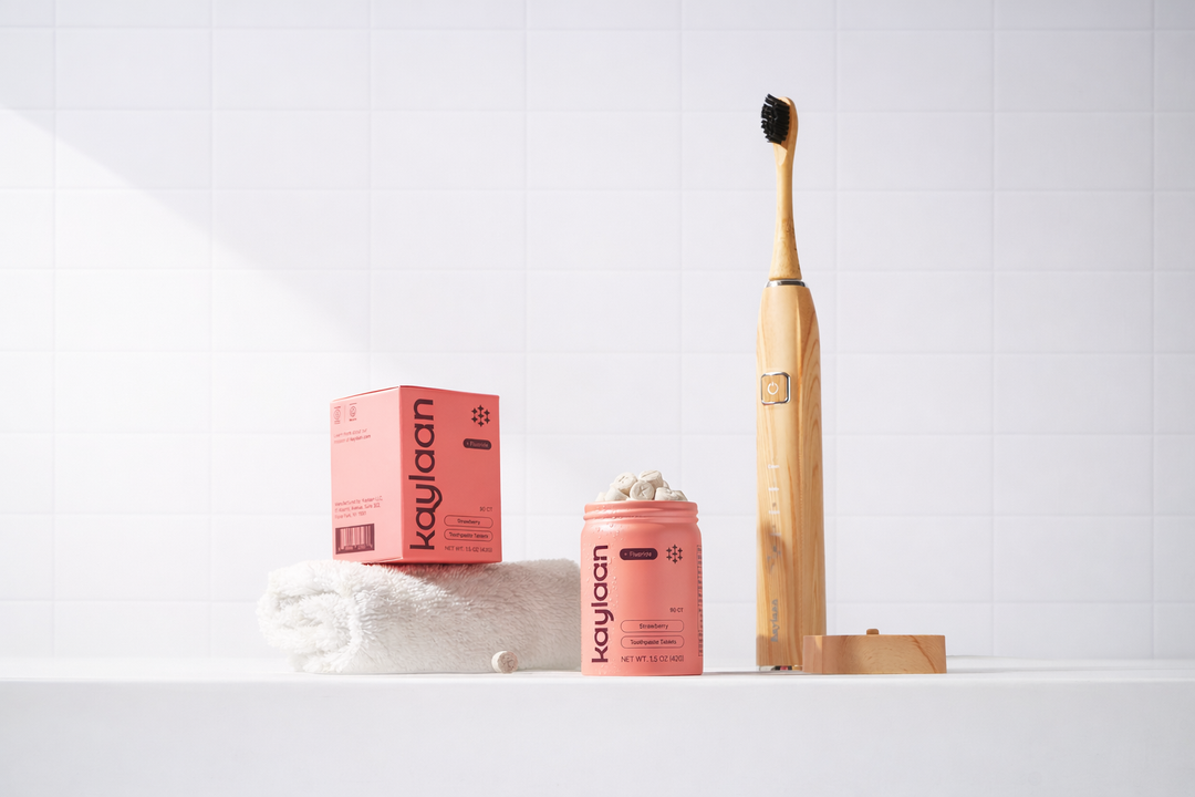 Kaylaan Bamboo Electric Toothbrush