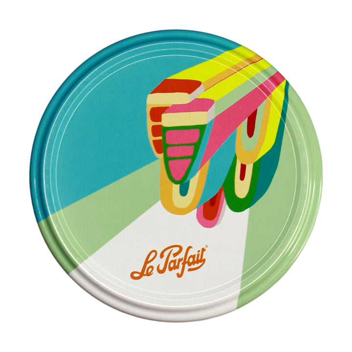 Le Parfait–Twist Lids 82 mm  (Six Pack–Assorted Designs)