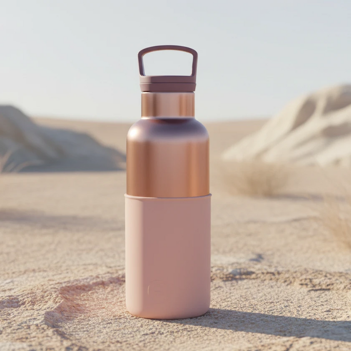 Vacuum Insulated Water Bottle - Pink Gold 16 oz