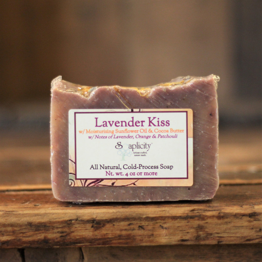 Lavender Kiss Soap Bar — Soap Bar, [material], Soaplicity