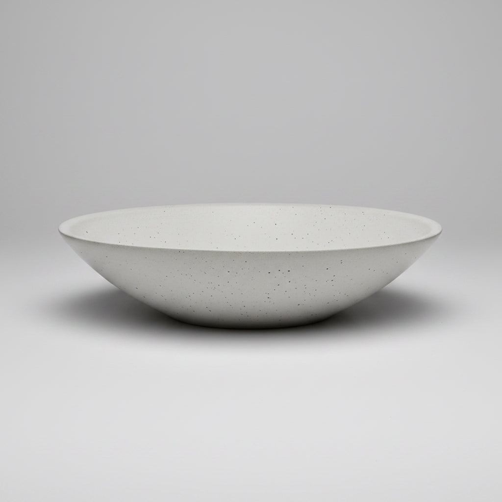 Concrete Infinity Bowl: White — , [material], Port Living Co.