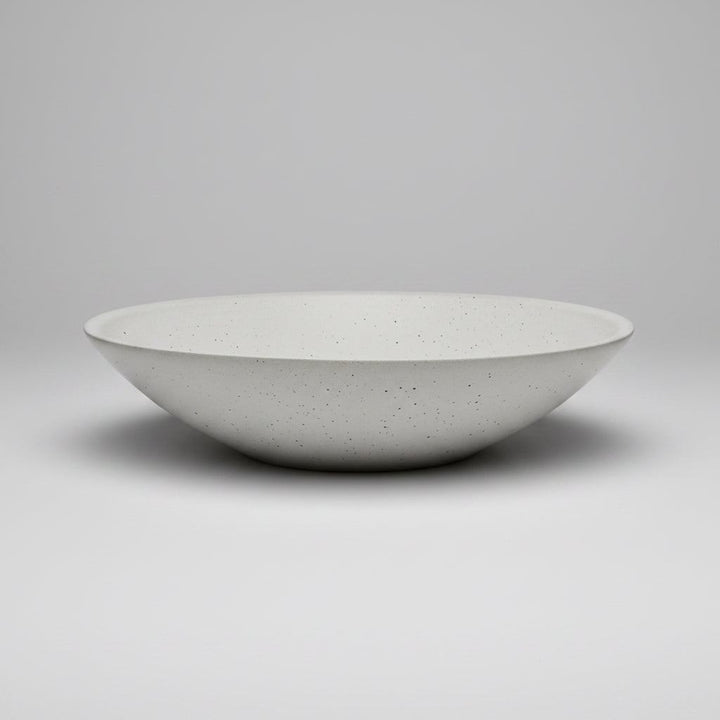Concrete Infinity Bowl: White — , [material], Port Living Co.