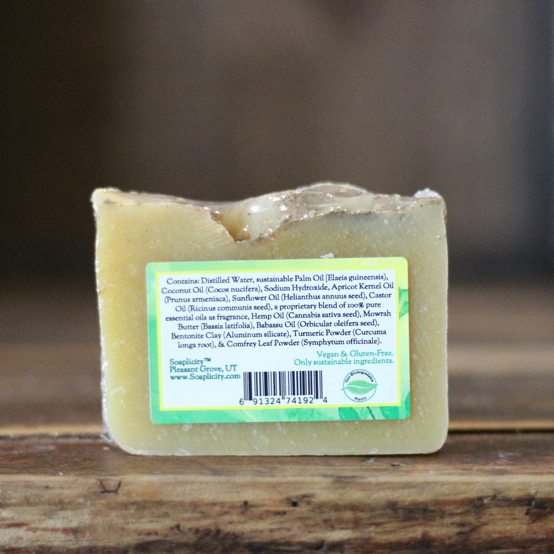 Lemongrass & Sage Soap Bar — Soap Bar, [material], Soaplicity