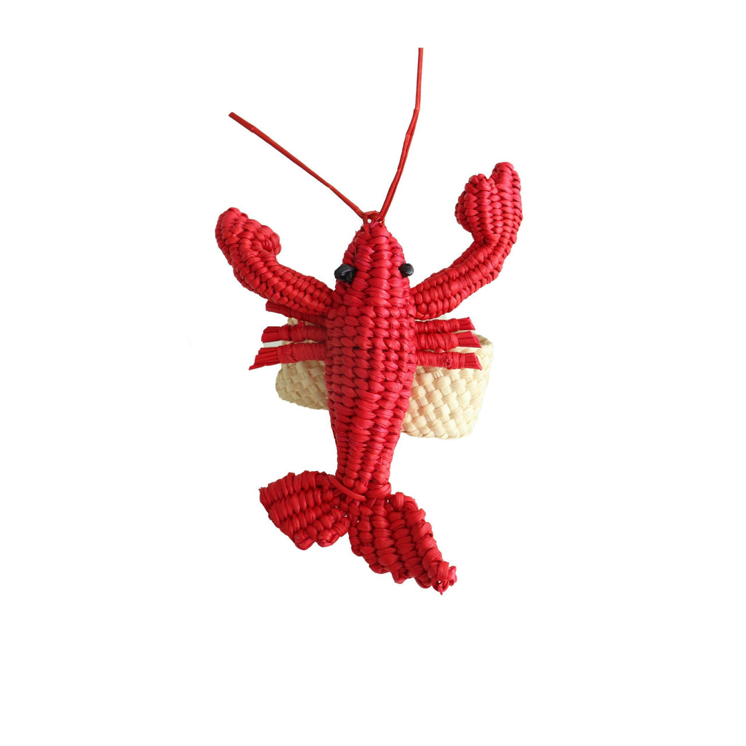 Lobster Handwoven Iraca Napkin Ring — Napkin Rings, [material], MacondoForever