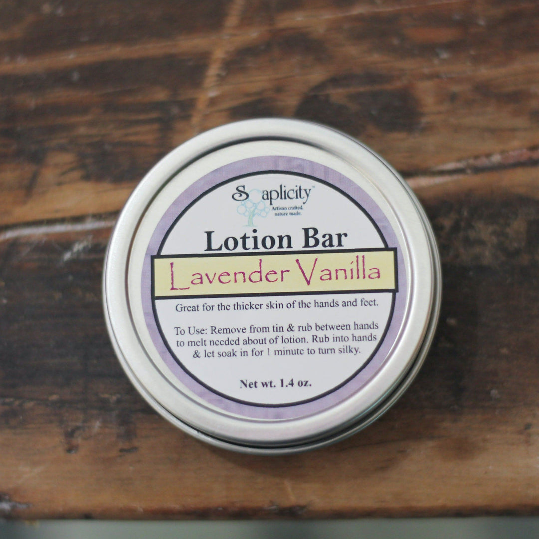 Lavender Vanilla Lotion Bar — Lotion Bar, [material], Soaplicity