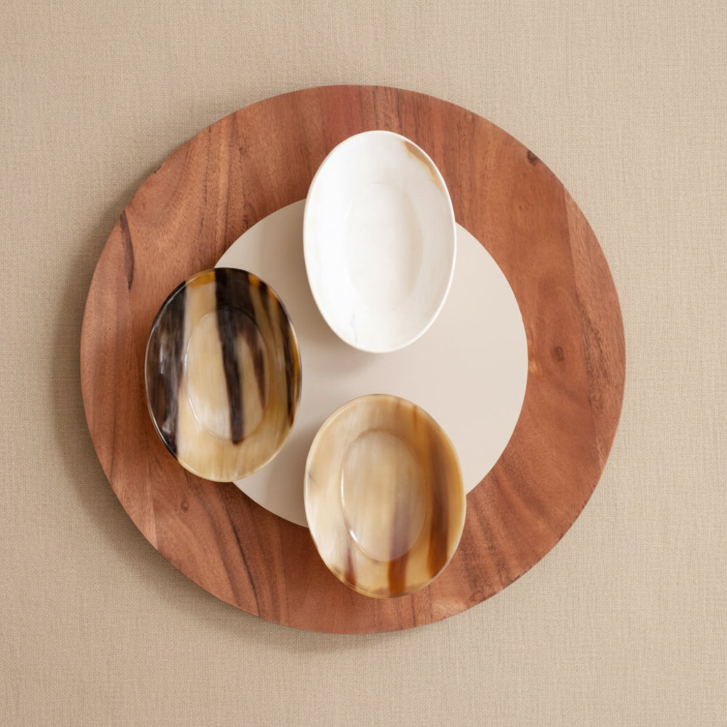 Oval Horn Bowl