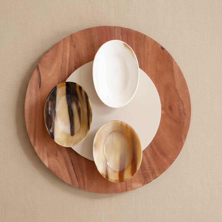 Oval Horn Bowl