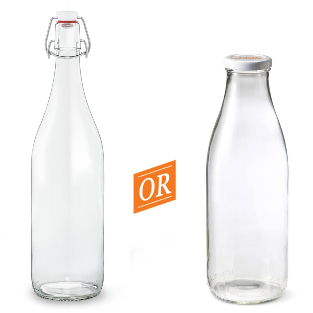 Le Parfait Reusable Glass Bottles