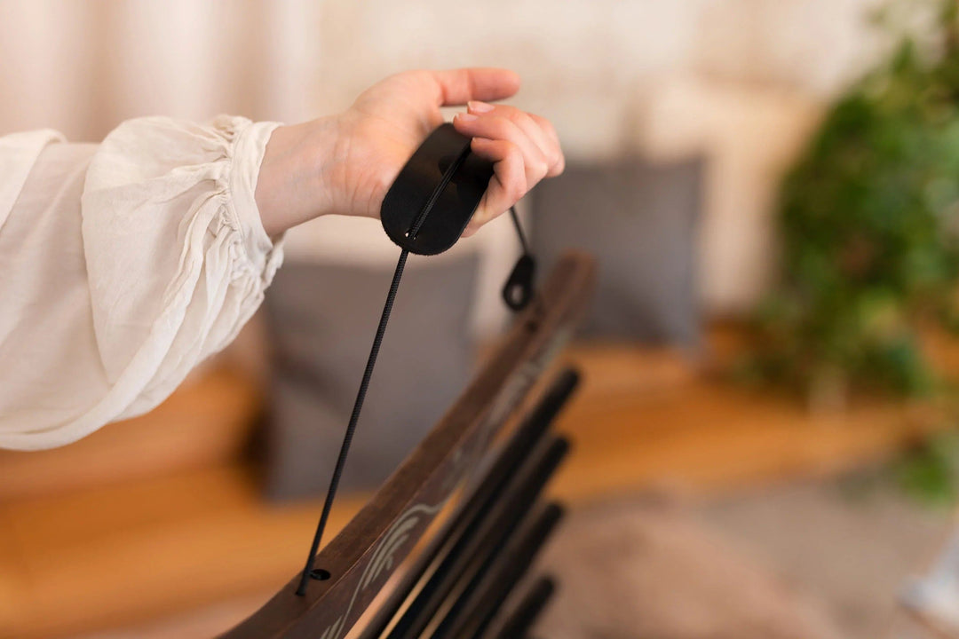 38" Meditation Flow Chime, 432 Hz, 10 Notes, C Minor, Black