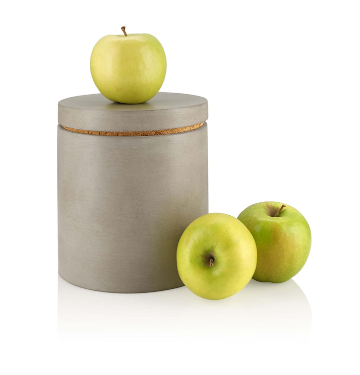Concrete Module 50 Canister: Gray — Food Container Covers, [material], Port Living Co.