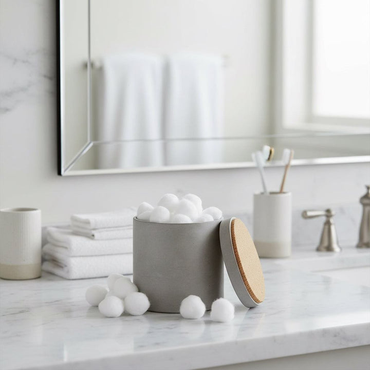 Concrete Module 50 Canister: Gray — Food Container Covers, [material], Port Living Co.