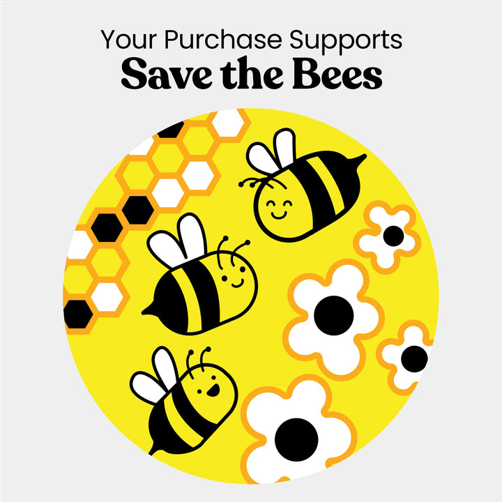 Save the Bees bee graphic for kids toothbrush