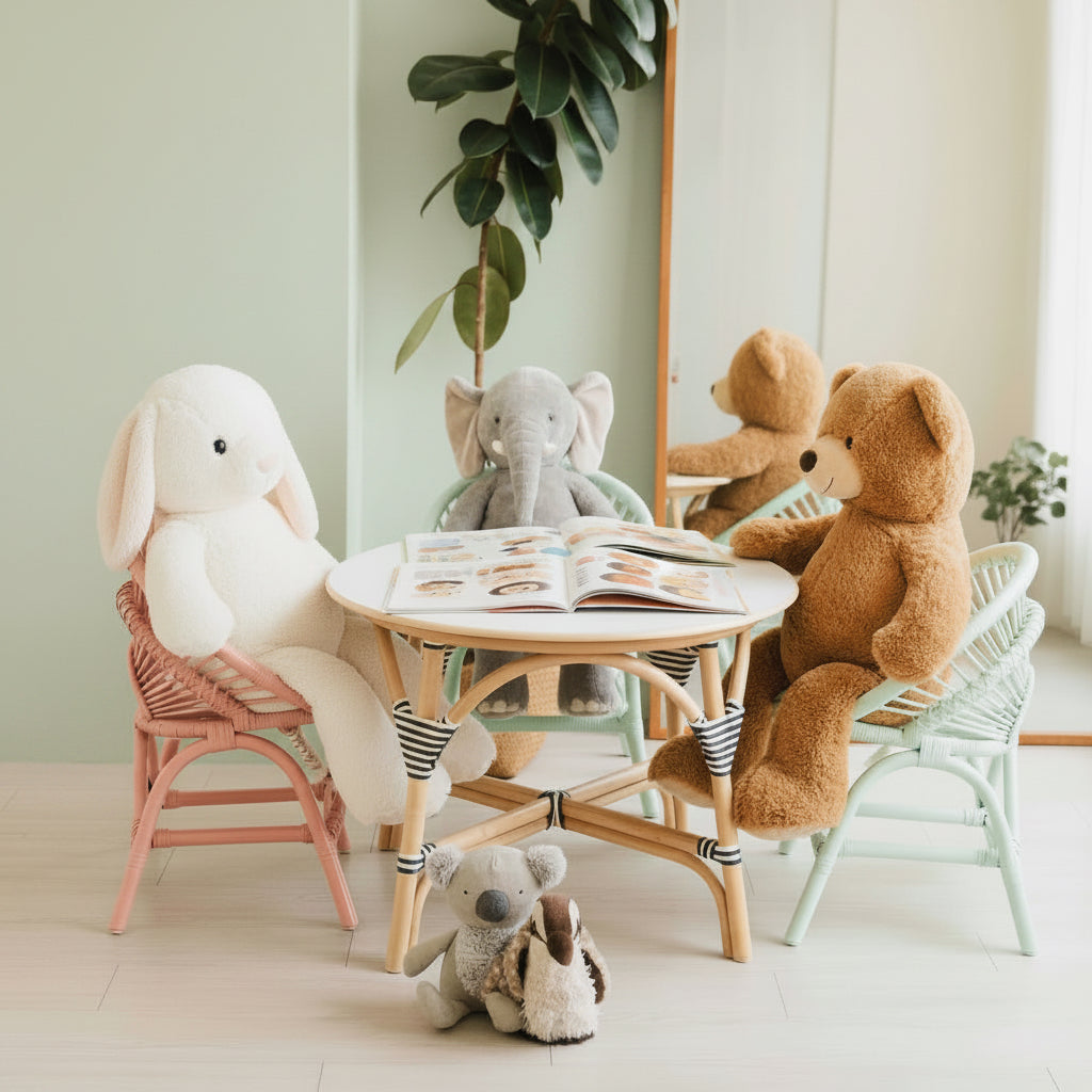 Maya Kids Chair - Peach Pink
