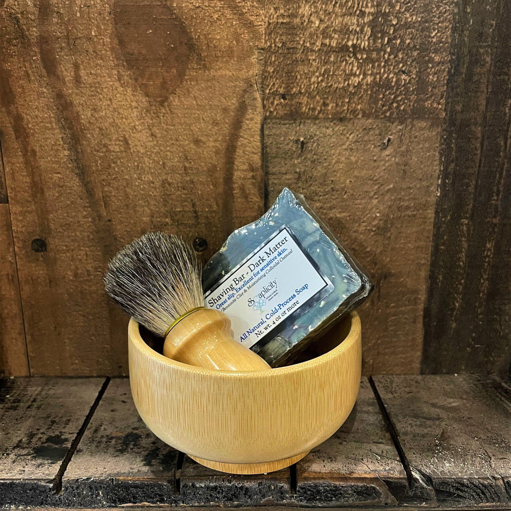 Men's Shaving Sets in Bamboo — Men's Shaving Sets, [material], Soaplicity