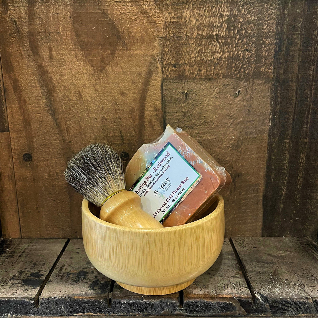 Men's Shaving Sets in Bamboo — Men's Shaving Sets, [material], Soaplicity