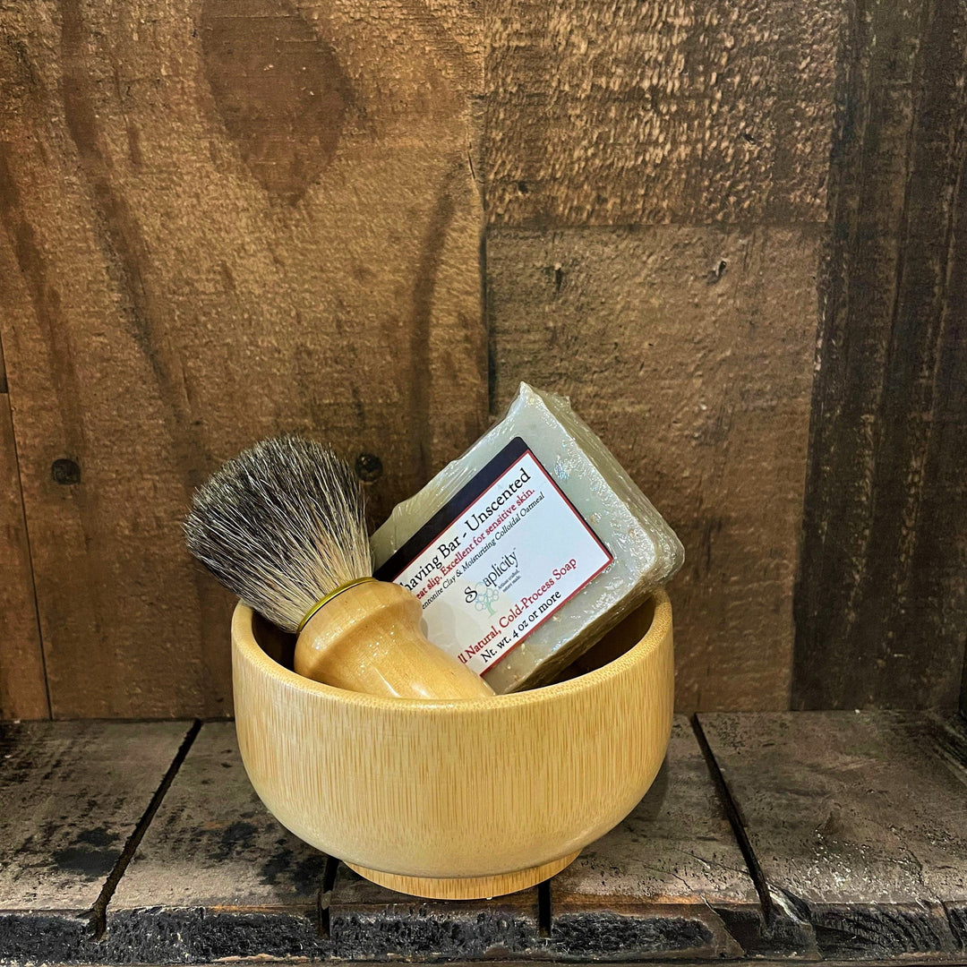 Men's Shaving Sets in Bamboo — Men's Shaving Sets, [material], Soaplicity